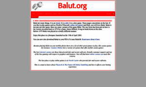 Balut.org thumbnail