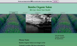 Bambuorganicsalon.com thumbnail