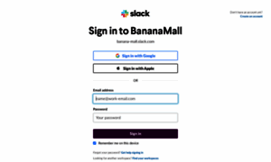 Banana-mall.slack.com thumbnail