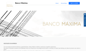 Bancomaxima.gupy.io thumbnail