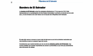 Banderadeelsalvador.net thumbnail