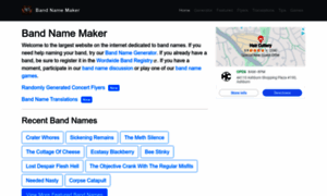 Bandnamemaker.com thumbnail