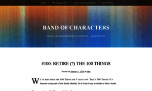 Bandofcharacters.blog thumbnail