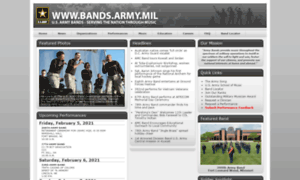Bands.army.mil thumbnail