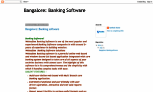 Bangalorebankingsoftware.blogspot.com thumbnail