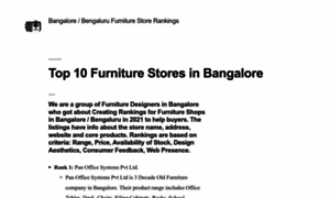 Bangalorefurniture.net thumbnail