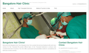 Bangalorehairclinic.com thumbnail