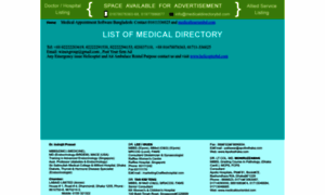 Bangladeshmedicaldirectory.winuxtravels.com thumbnail