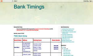 Bank-timings.blogspot.in thumbnail