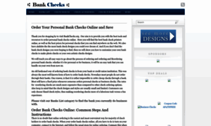 Bankchecks.org thumbnail