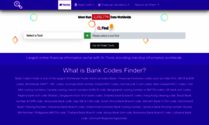 Bankcodesfinder.com thumbnail