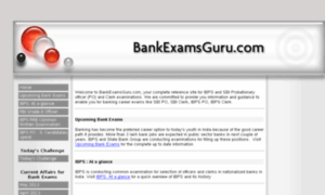 Bankexamsguru.com thumbnail
