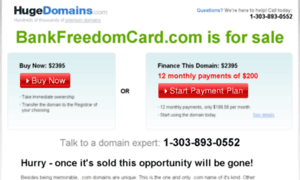 Bankfreedomcard.com thumbnail