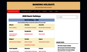 Banking-holidays.com thumbnail