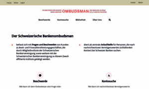 Bankingombudsman.ch thumbnail