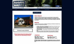 Bankofhancock.com thumbnail
