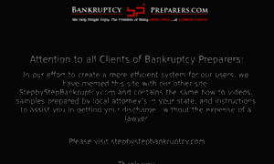Bankruptcypreparers.com thumbnail