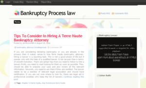 Bankruptcyprocessinfo.blog.com thumbnail