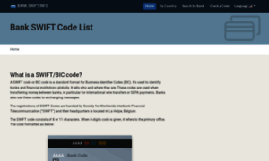 Bankswiftinfo.com thumbnail
