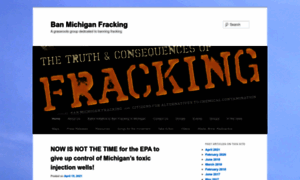 Banmichiganfracking.org thumbnail