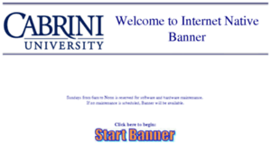 Banner.cabrini.edu thumbnail