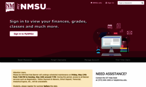 Banner.nmsu.edu thumbnail