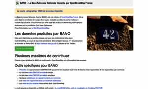 Bano.openstreetmap.fr thumbnail