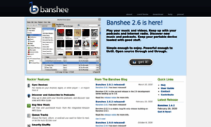 Banshee-project.org thumbnail