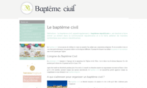 Bapteme-civil.com thumbnail