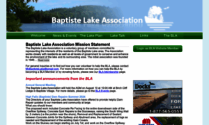 Baptistelake.org thumbnail