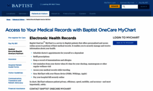 Baptistonecare.com thumbnail