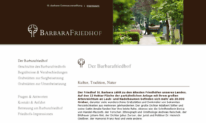 Barbara-friedhof.at thumbnail