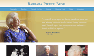 Barbarapbush.com thumbnail