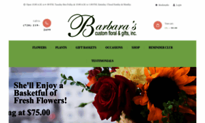 Barbarascustomfloral.com thumbnail