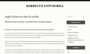 Barbecue-lotusgrill.fr thumbnail