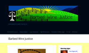 Barbed-wire-justice.com thumbnail
