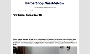 Barbershopnearmenow.com thumbnail