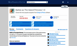 Barbie-as-the-island-princess.software.informer.com thumbnail