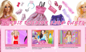 Barbie-fashion-show-games.com thumbnail