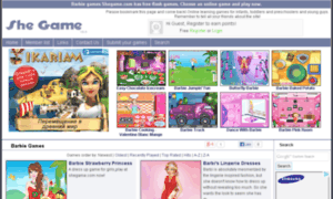 Barbie-games.shegame.com thumbnail