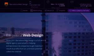 Barcelona-webdesign.com thumbnail