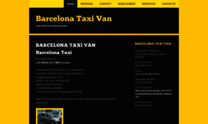 Barcelonataxivan.wordpress.com thumbnail