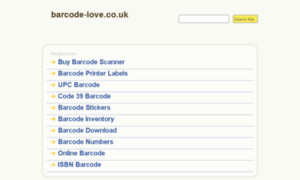 Barcode-love.co.uk thumbnail