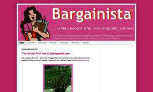 Bargainista.blogspot.com thumbnail