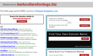 Barkcollarsfordogs.biz thumbnail