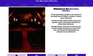 Barnabasministry.com thumbnail