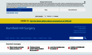 Barnfieldhillsurgery.co.uk thumbnail