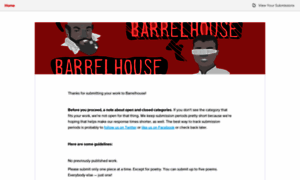 Barrelhouse.submittable.com thumbnail