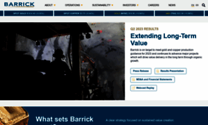 Barrick.com thumbnail