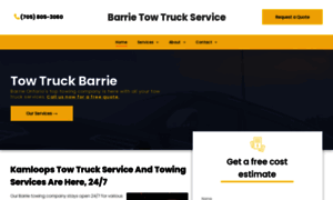 Barrietowtruckservice.com thumbnail